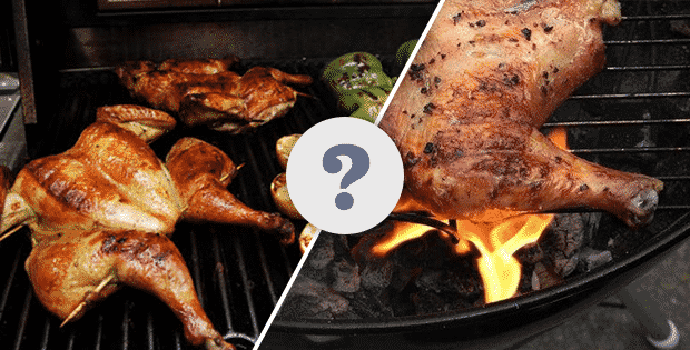 charcoal or gas grill