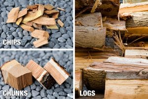  sizes of smoking wood