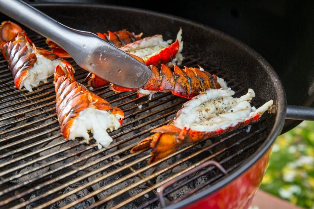 lobster on grill