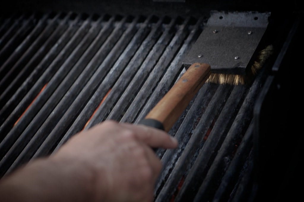 how to clean infrared grill