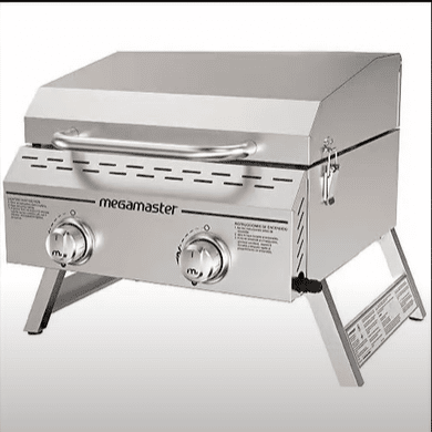 Giantex Propane Tabletop Grill Stainless Steel BBQ, with Foldable Leg