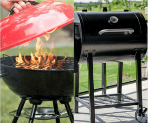 comparing pellet grill and charcoal grill