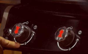 gas control buttons