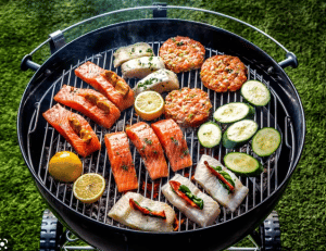 grill in summer