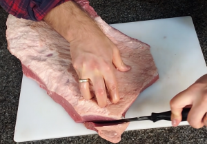 trim the brisket