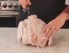 clean the turkey